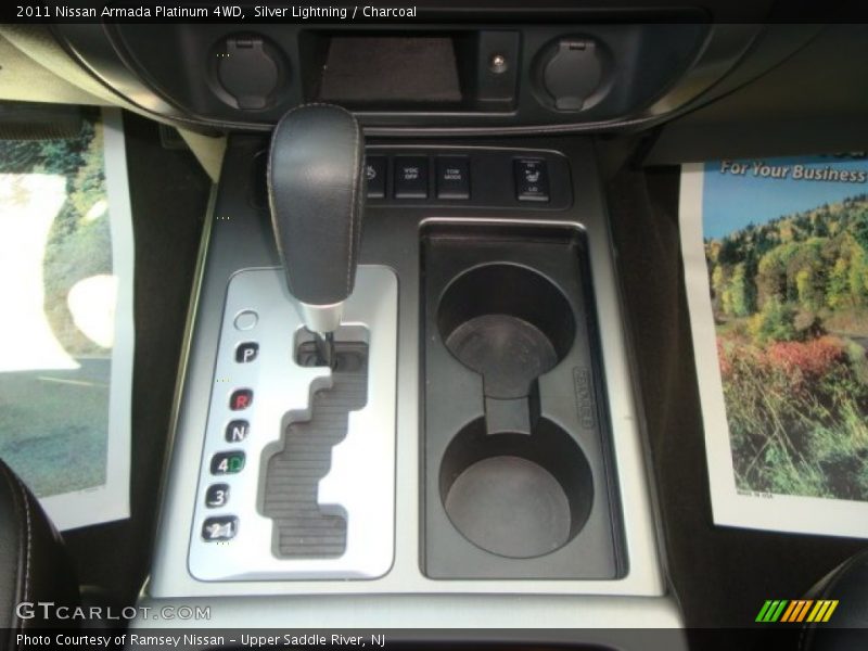 Silver Lightning / Charcoal 2011 Nissan Armada Platinum 4WD