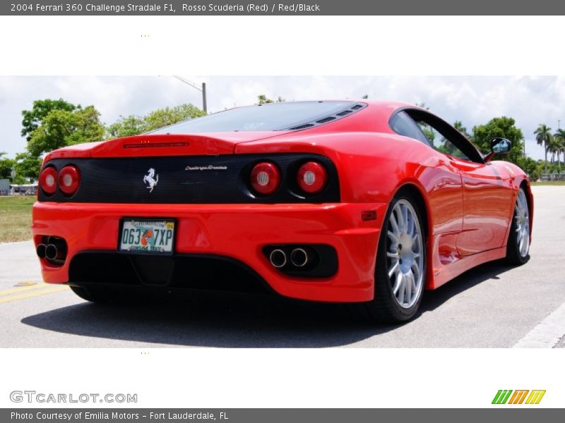 Rosso Scuderia (Red) / Red/Black 2004 Ferrari 360 Challenge Stradale F1