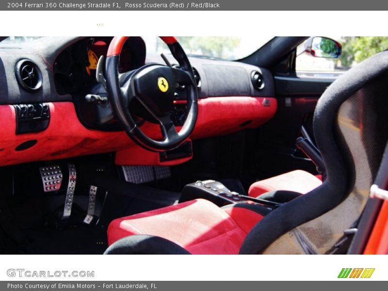 Rosso Scuderia (Red) / Red/Black 2004 Ferrari 360 Challenge Stradale F1