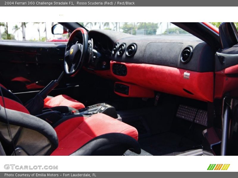 Rosso Scuderia (Red) / Red/Black 2004 Ferrari 360 Challenge Stradale F1