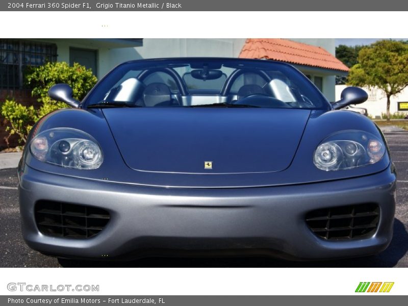 Grigio Titanio Metallic / Black 2004 Ferrari 360 Spider F1