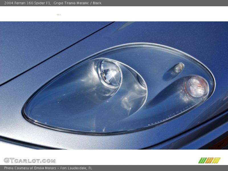 Grigio Titanio Metallic / Black 2004 Ferrari 360 Spider F1