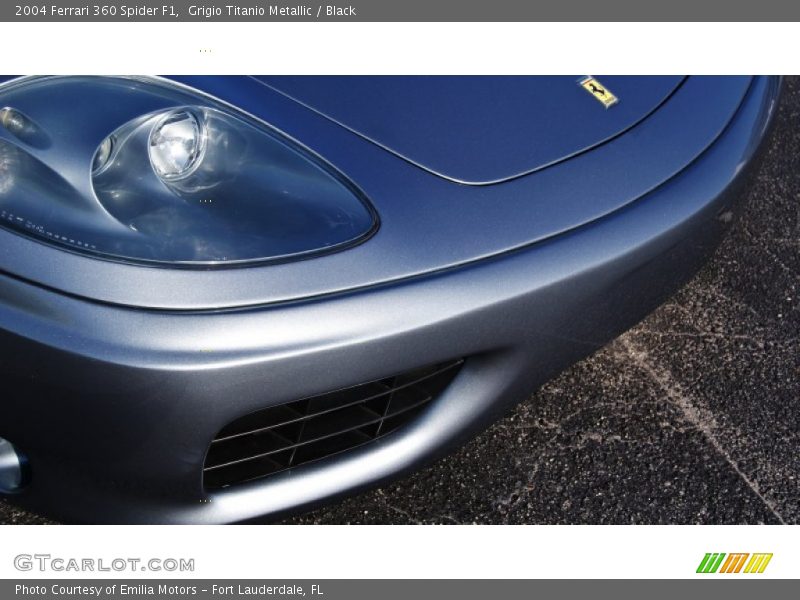 Grigio Titanio Metallic / Black 2004 Ferrari 360 Spider F1