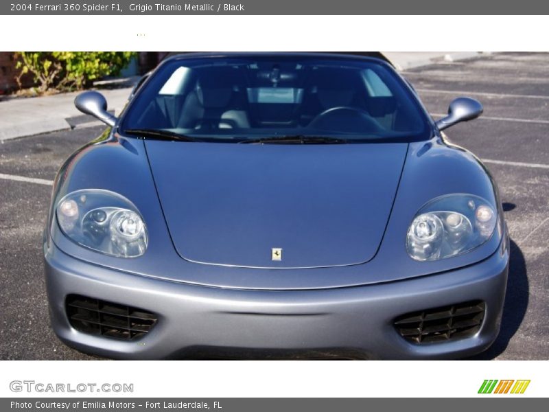 Grigio Titanio Metallic / Black 2004 Ferrari 360 Spider F1