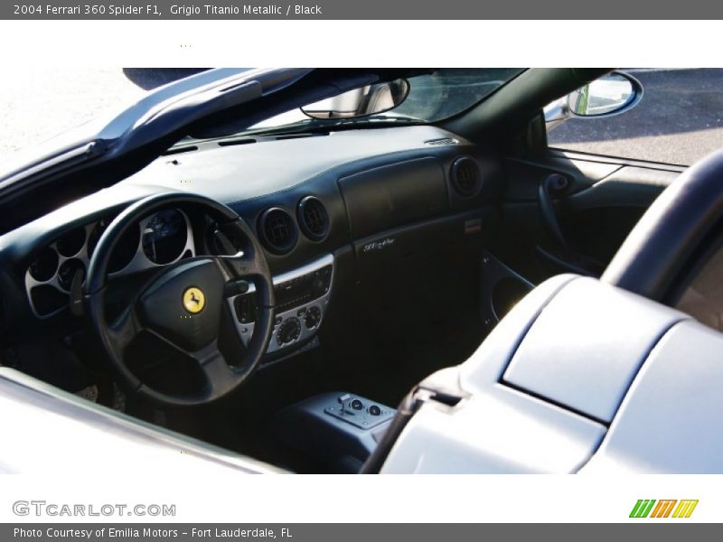 Grigio Titanio Metallic / Black 2004 Ferrari 360 Spider F1