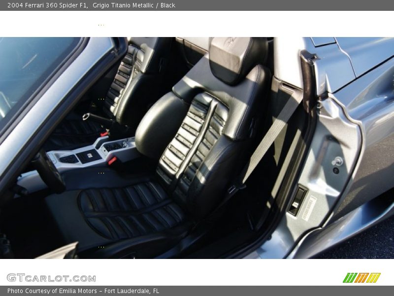 Grigio Titanio Metallic / Black 2004 Ferrari 360 Spider F1