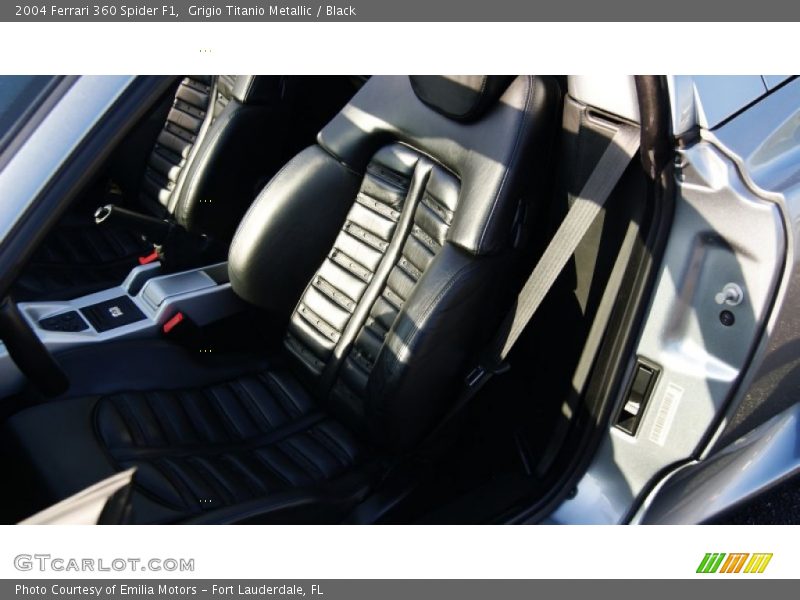 Grigio Titanio Metallic / Black 2004 Ferrari 360 Spider F1