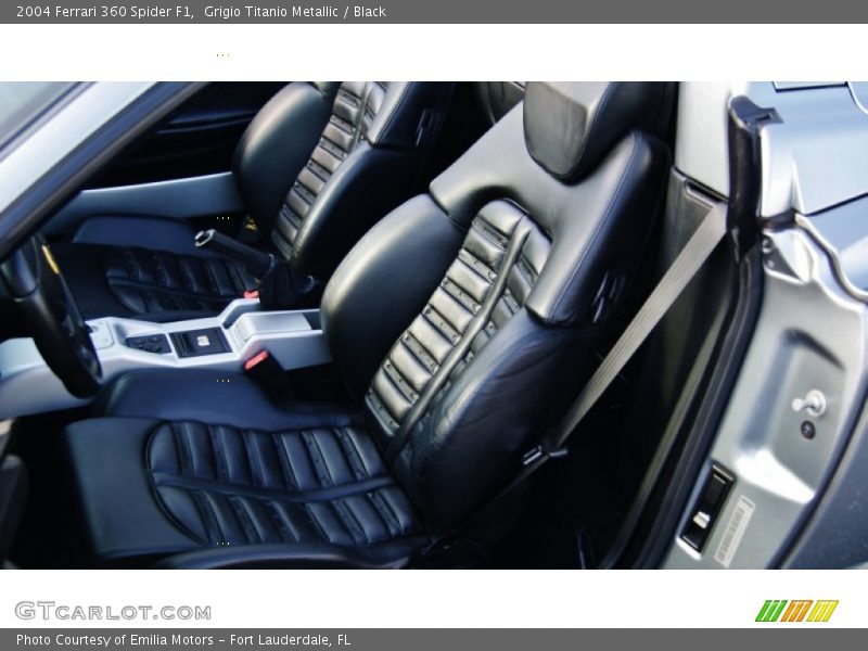 Grigio Titanio Metallic / Black 2004 Ferrari 360 Spider F1