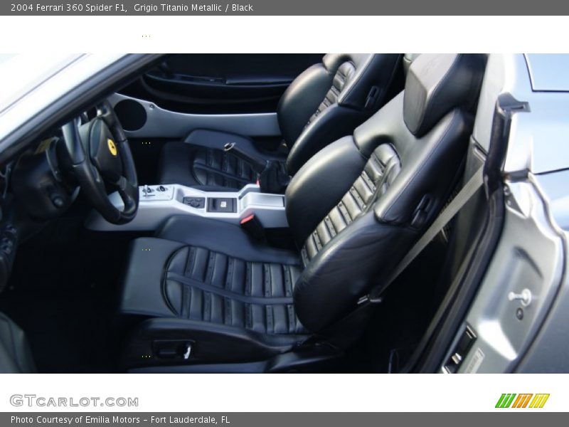 Grigio Titanio Metallic / Black 2004 Ferrari 360 Spider F1