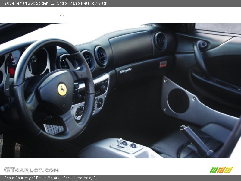 Grigio Titanio Metallic / Black 2004 Ferrari 360 Spider F1