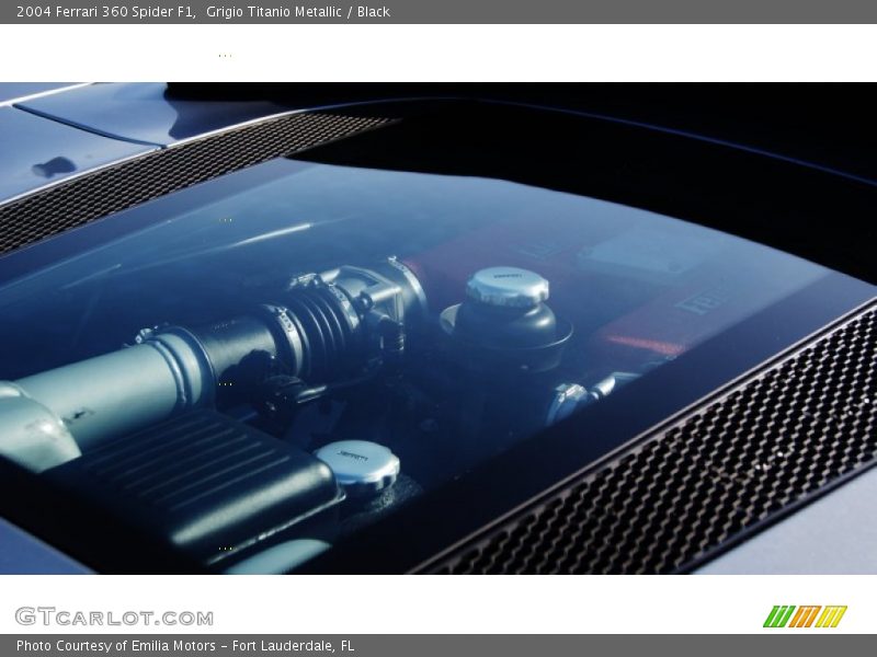 Grigio Titanio Metallic / Black 2004 Ferrari 360 Spider F1
