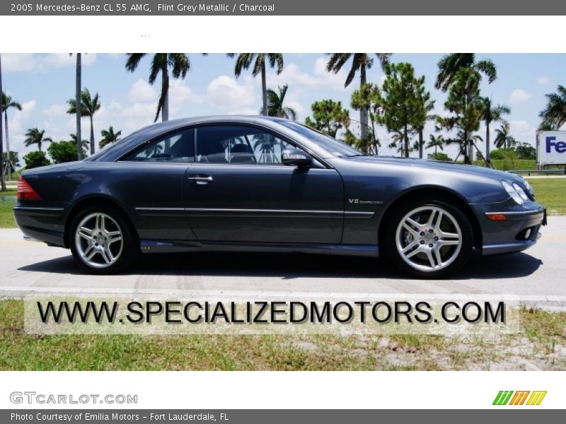 Flint Grey Metallic / Charcoal 2005 Mercedes-Benz CL 55 AMG