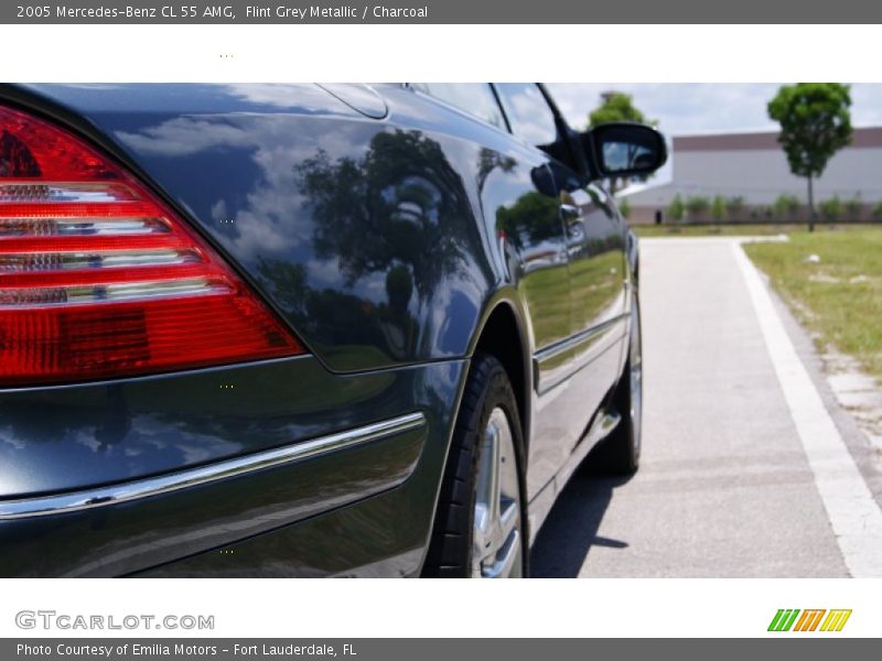 Flint Grey Metallic / Charcoal 2005 Mercedes-Benz CL 55 AMG