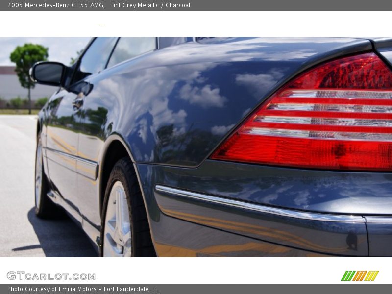 Flint Grey Metallic / Charcoal 2005 Mercedes-Benz CL 55 AMG