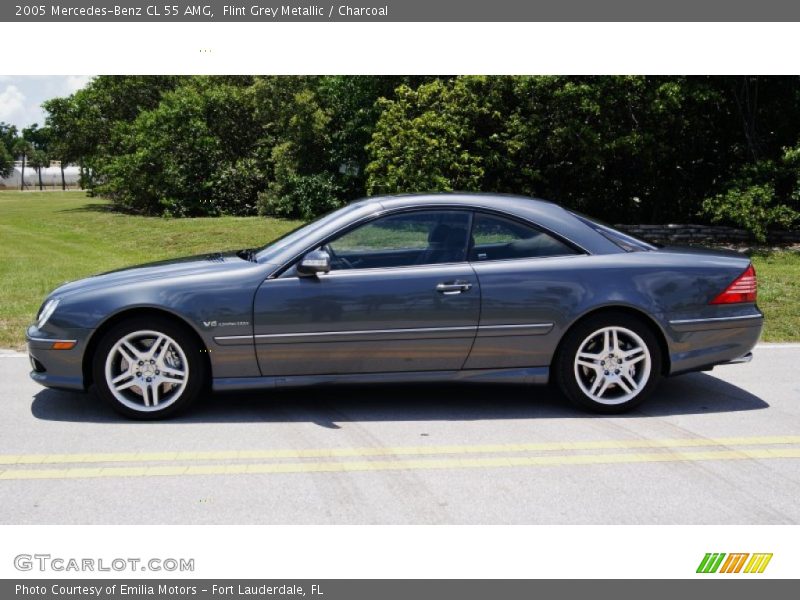 Flint Grey Metallic / Charcoal 2005 Mercedes-Benz CL 55 AMG