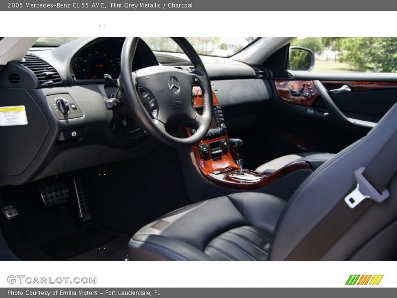 Flint Grey Metallic / Charcoal 2005 Mercedes-Benz CL 55 AMG