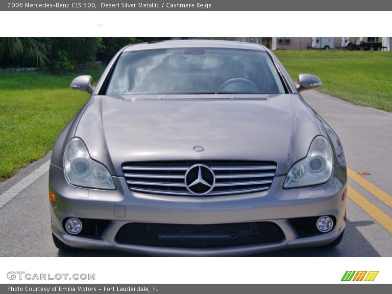 Desert Silver Metallic / Cashmere Beige 2006 Mercedes-Benz CLS 500
