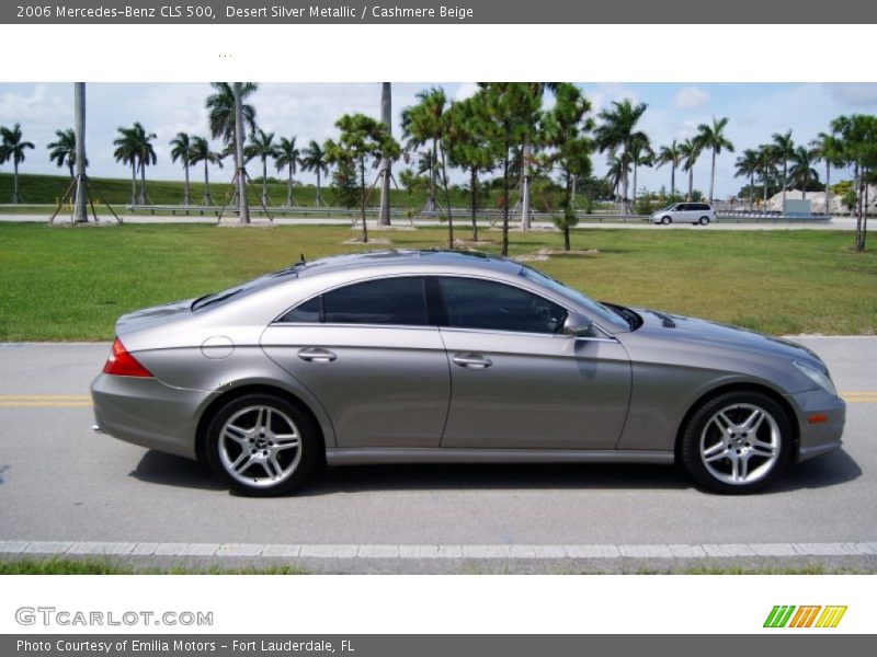 Desert Silver Metallic / Cashmere Beige 2006 Mercedes-Benz CLS 500