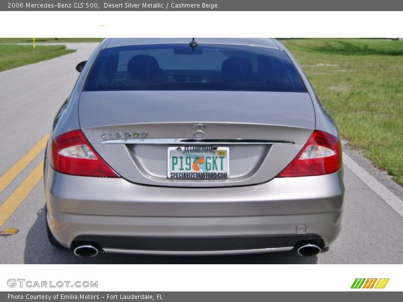 Desert Silver Metallic / Cashmere Beige 2006 Mercedes-Benz CLS 500