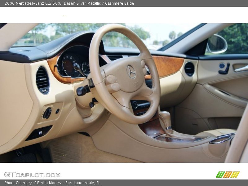 Desert Silver Metallic / Cashmere Beige 2006 Mercedes-Benz CLS 500
