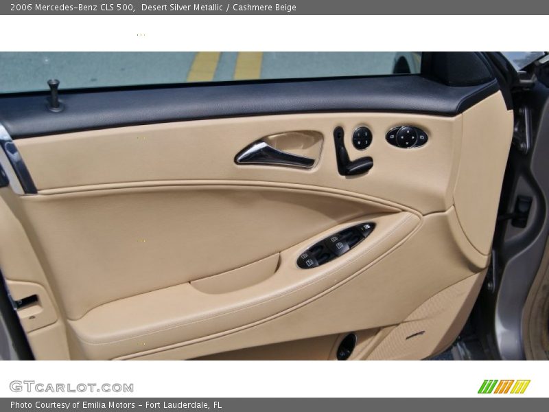Desert Silver Metallic / Cashmere Beige 2006 Mercedes-Benz CLS 500