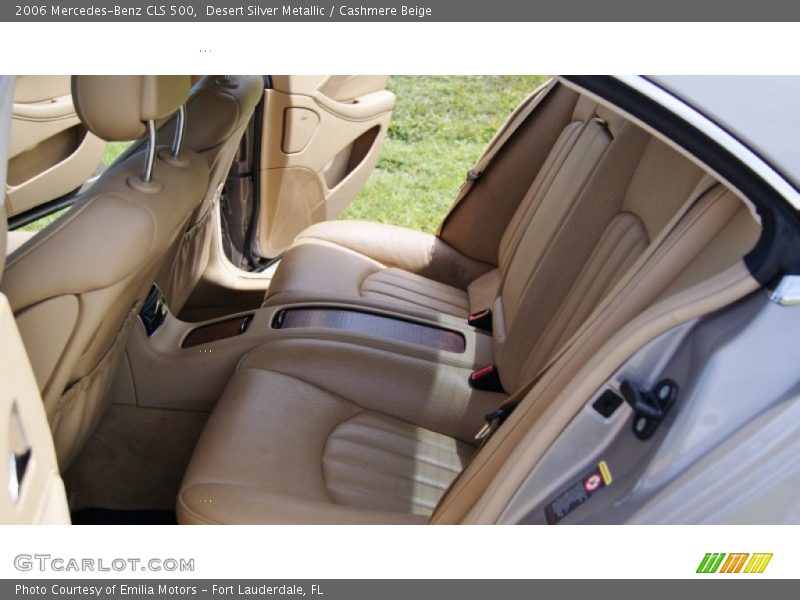 Desert Silver Metallic / Cashmere Beige 2006 Mercedes-Benz CLS 500
