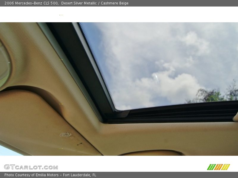 Desert Silver Metallic / Cashmere Beige 2006 Mercedes-Benz CLS 500