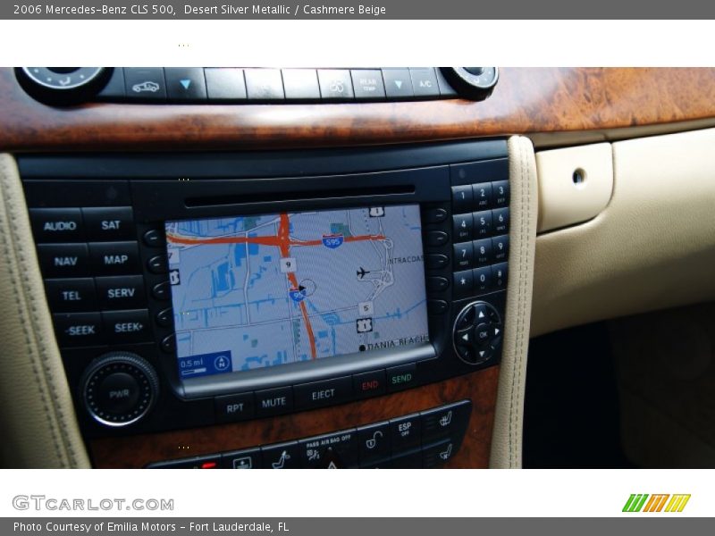 Desert Silver Metallic / Cashmere Beige 2006 Mercedes-Benz CLS 500