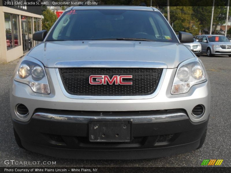Quicksilver Metallic / Ebony 2011 GMC Acadia SL AWD