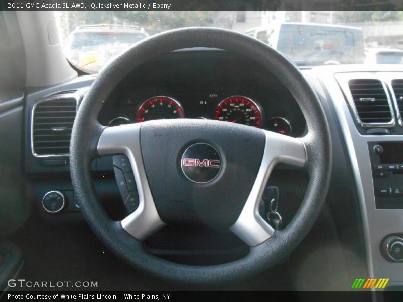 Quicksilver Metallic / Ebony 2011 GMC Acadia SL AWD