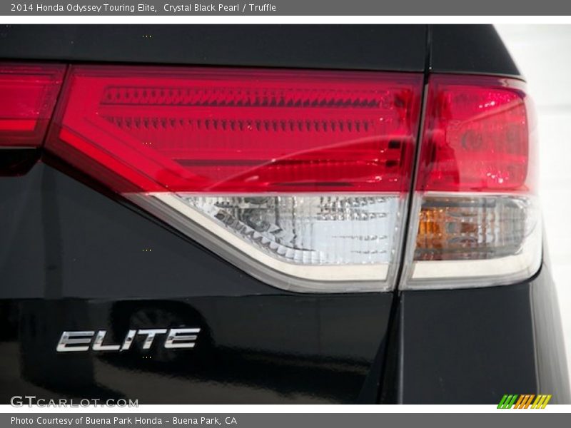 Crystal Black Pearl / Truffle 2014 Honda Odyssey Touring Elite