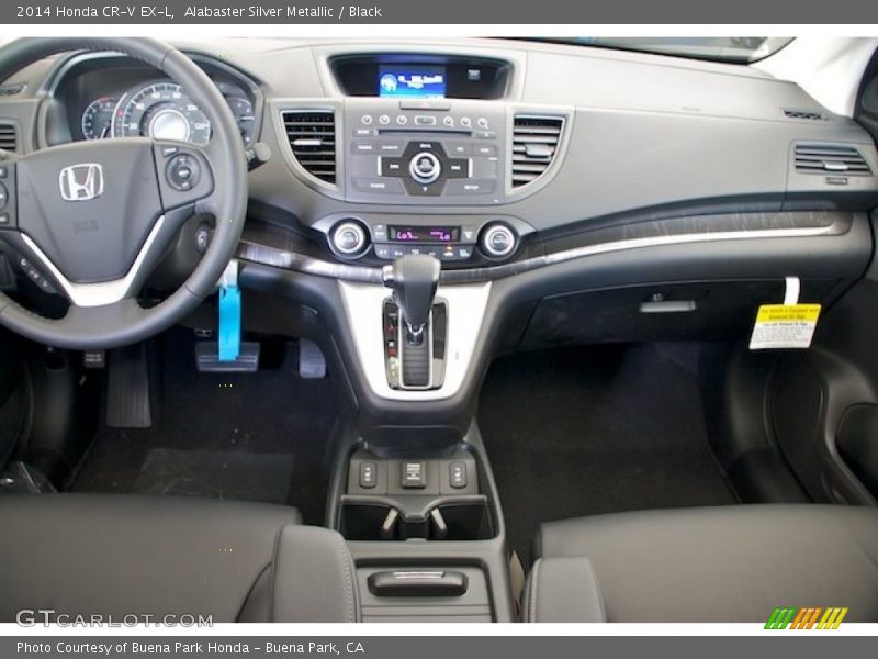 Alabaster Silver Metallic / Black 2014 Honda CR-V EX-L