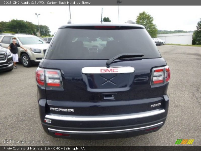 Carbon Black Metallic / Ebony 2015 GMC Acadia SLE AWD