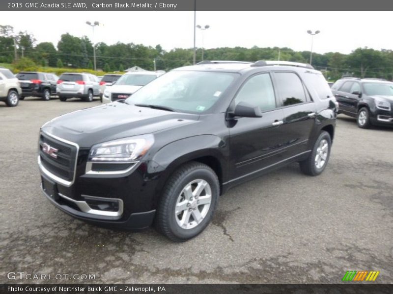 Carbon Black Metallic / Ebony 2015 GMC Acadia SLE AWD