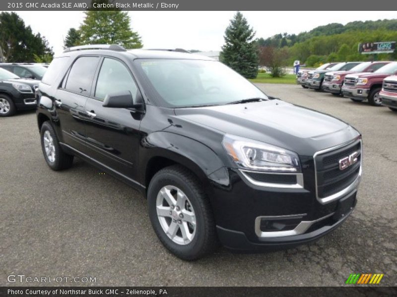 Carbon Black Metallic / Ebony 2015 GMC Acadia SLE AWD