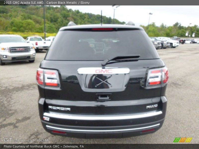 Carbon Black Metallic / Ebony 2015 GMC Acadia SLE AWD