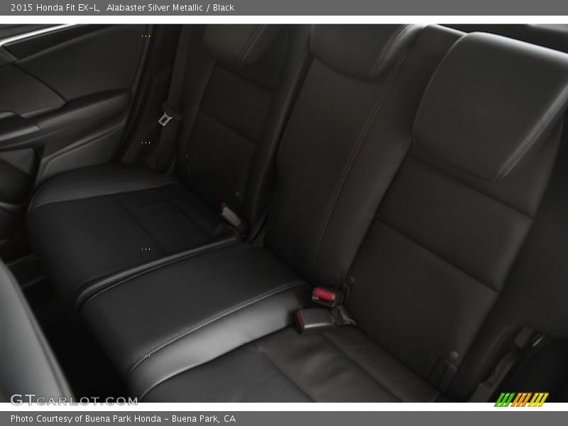 Alabaster Silver Metallic / Black 2015 Honda Fit EX-L
