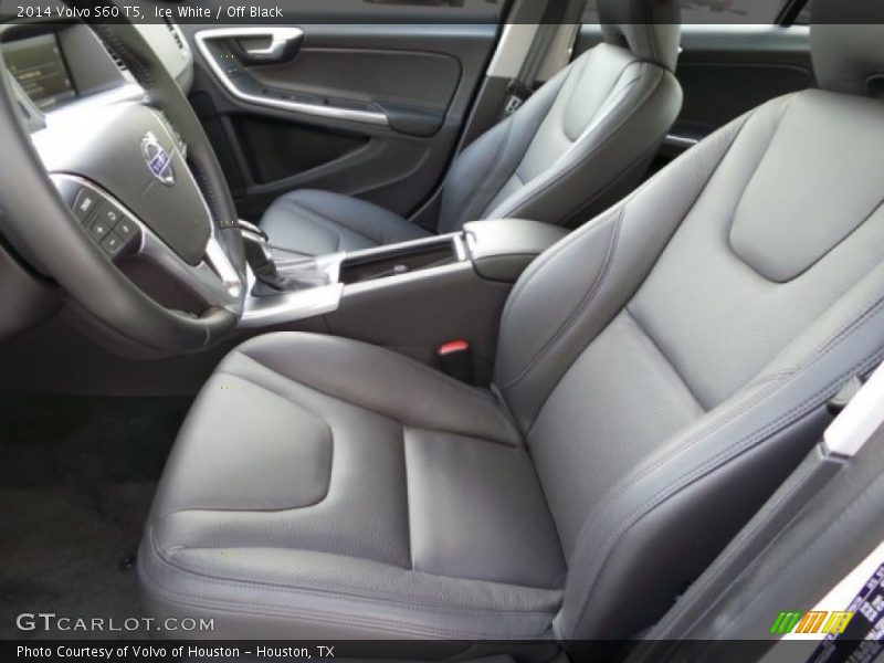 Ice White / Off Black 2014 Volvo S60 T5
