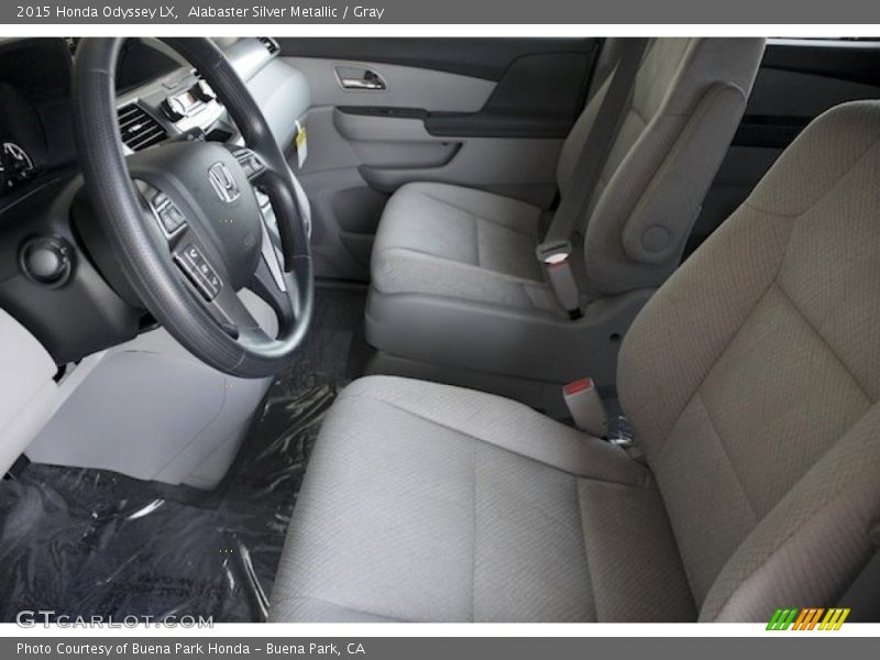 Alabaster Silver Metallic / Gray 2015 Honda Odyssey LX