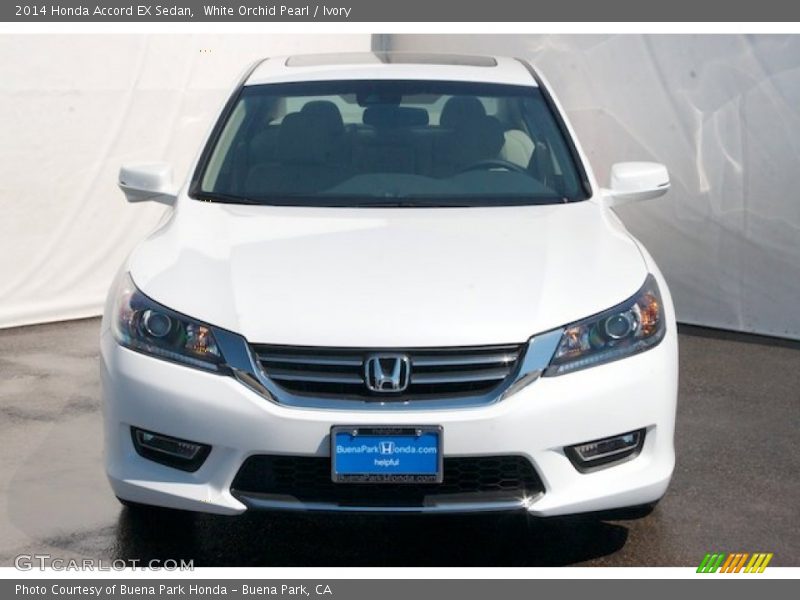 White Orchid Pearl / Ivory 2014 Honda Accord EX Sedan