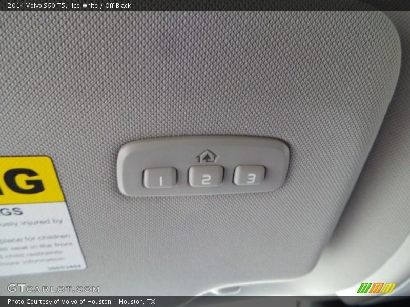Ice White / Off Black 2014 Volvo S60 T5