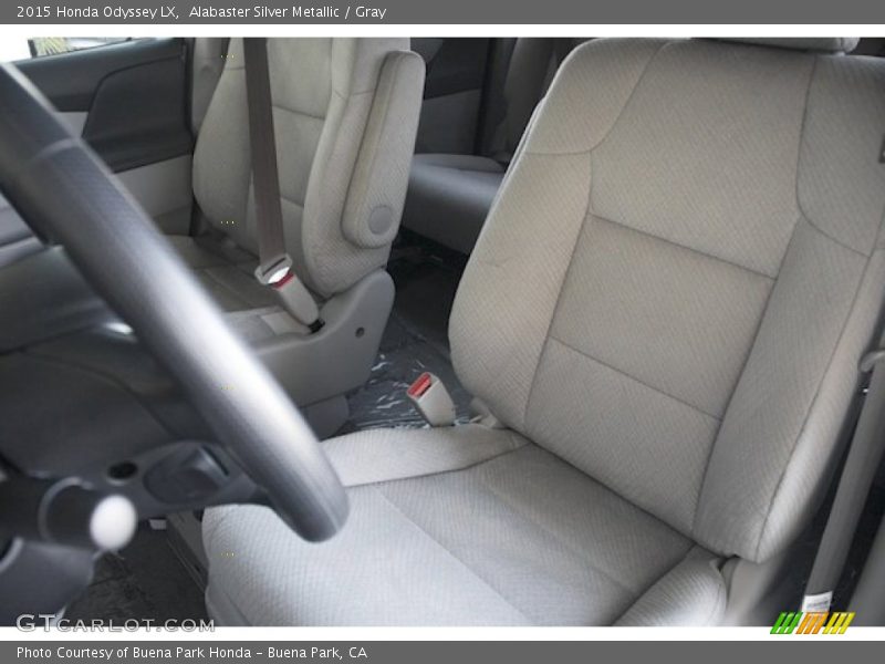 Alabaster Silver Metallic / Gray 2015 Honda Odyssey LX