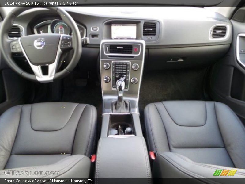 Ice White / Off Black 2014 Volvo S60 T5
