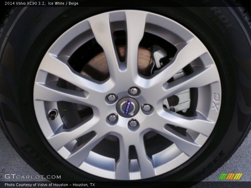 Ice White / Beige 2014 Volvo XC90 3.2