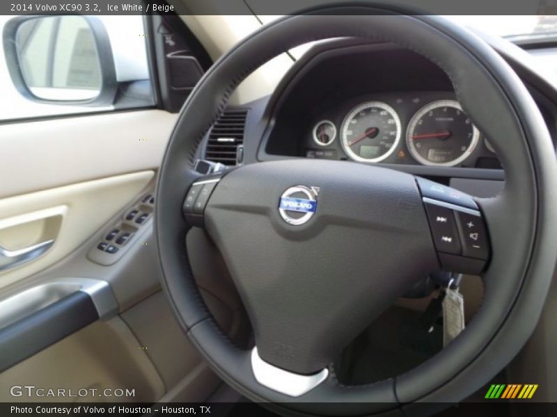 Ice White / Beige 2014 Volvo XC90 3.2