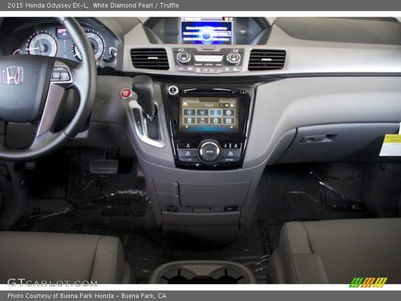 White Diamond Pearl / Truffle 2015 Honda Odyssey EX-L