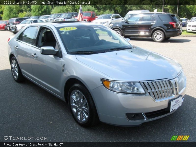 Ingot Silver Metallic / Dark Charcoal 2011 Lincoln MKZ AWD