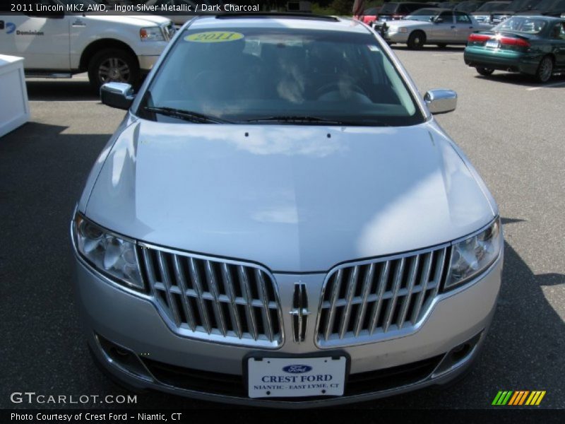 Ingot Silver Metallic / Dark Charcoal 2011 Lincoln MKZ AWD