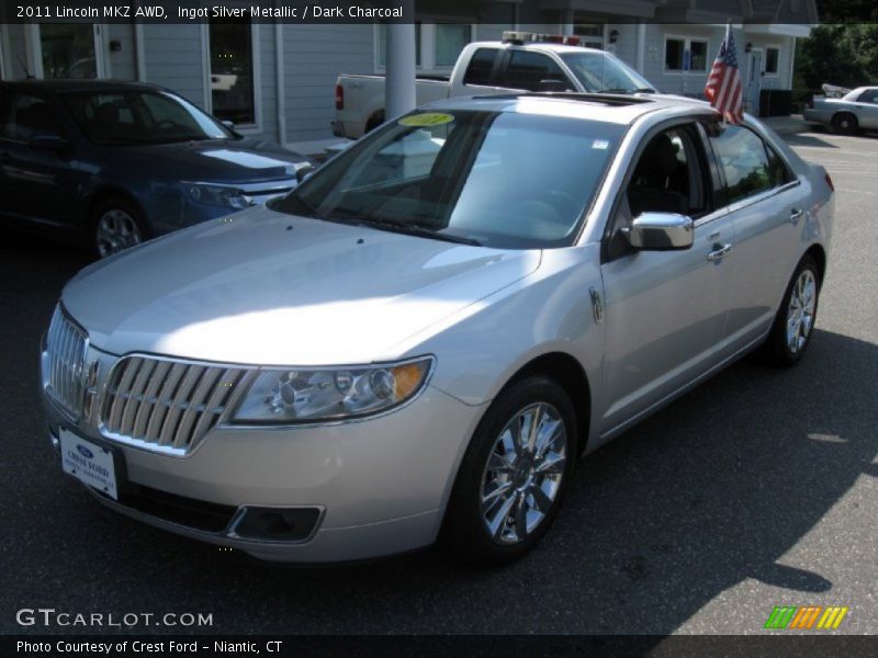 Ingot Silver Metallic / Dark Charcoal 2011 Lincoln MKZ AWD