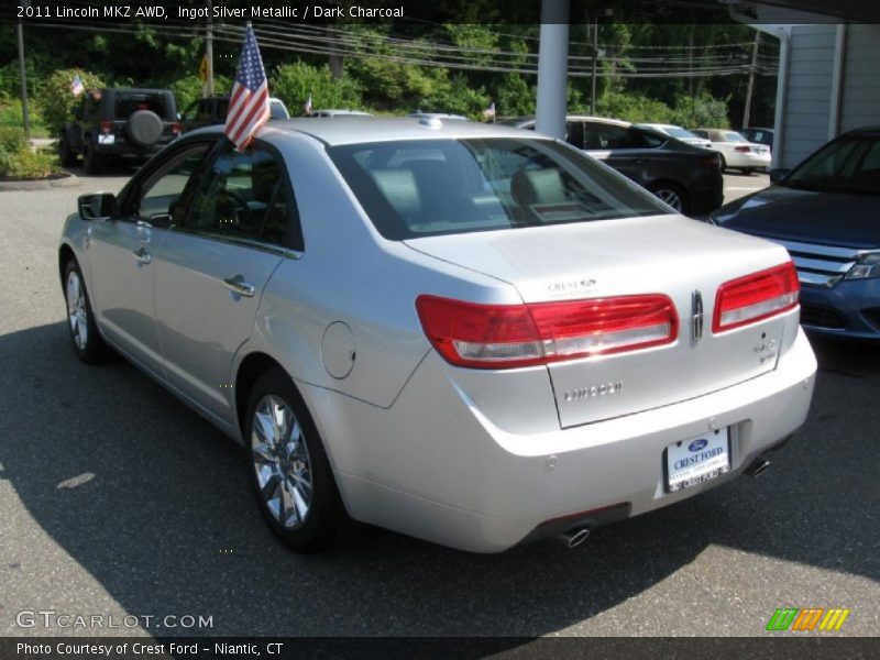 Ingot Silver Metallic / Dark Charcoal 2011 Lincoln MKZ AWD